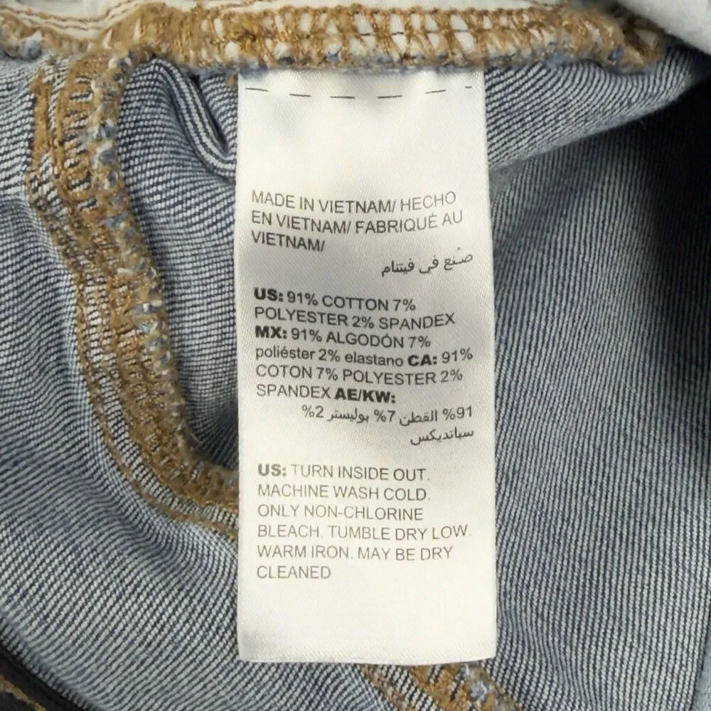 Chicos‎ Secret Stretch Denim Jegging Womens Size 6R Comfort Waist Pockets - Picture 5 of 13